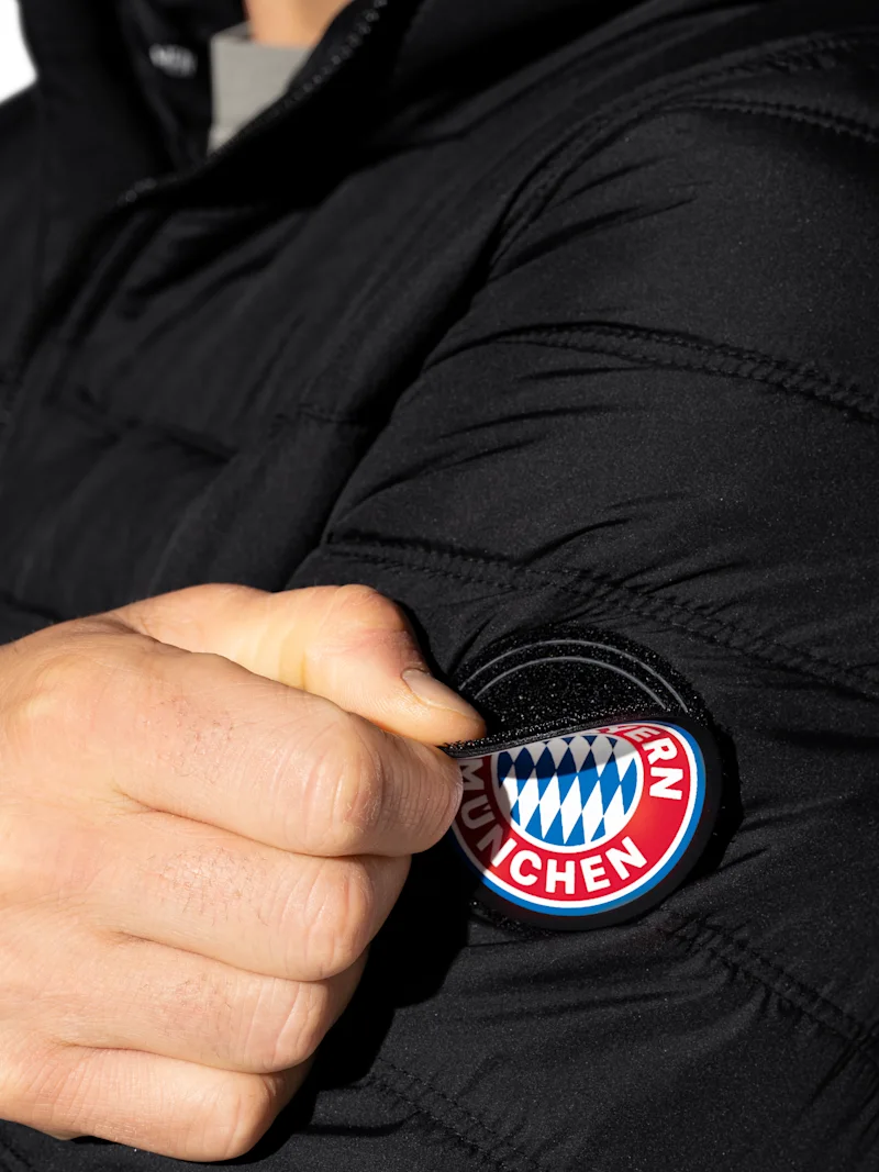 Original FCB FC Bayern München Steppjacke schwarz (Art-Nr. 27815)